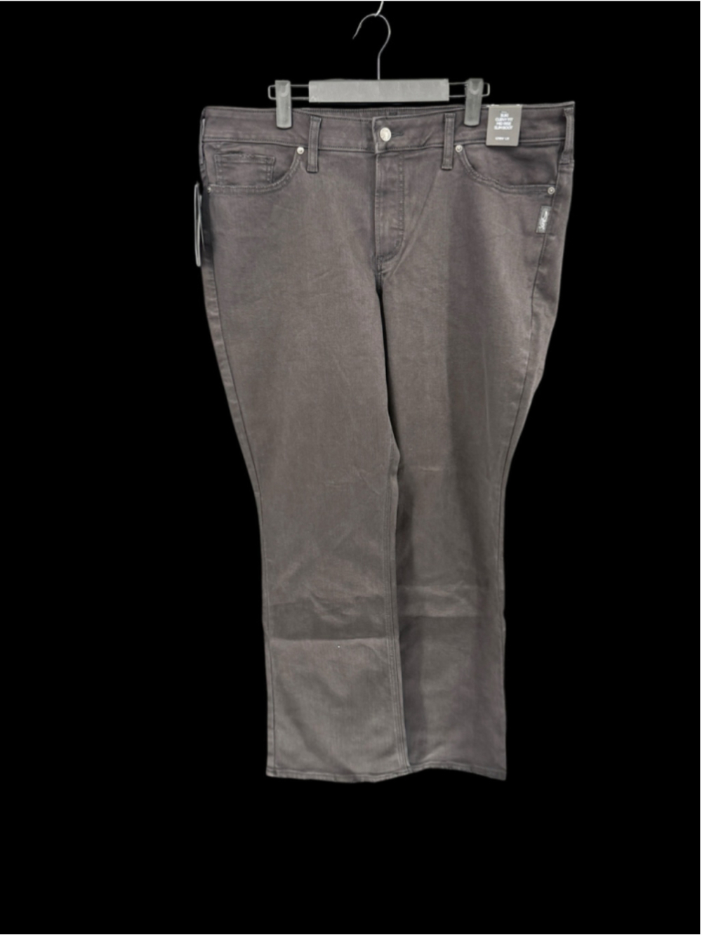 Women's Silver Jeans Co. Suki Curvy Fit Slim Boot Jeans Black 18W